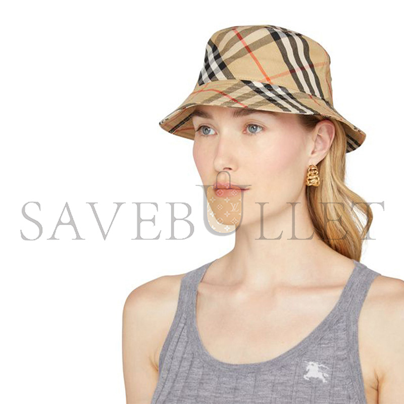 BURBERRY BUCKET HAT BUR49W59BEI1T1AA00